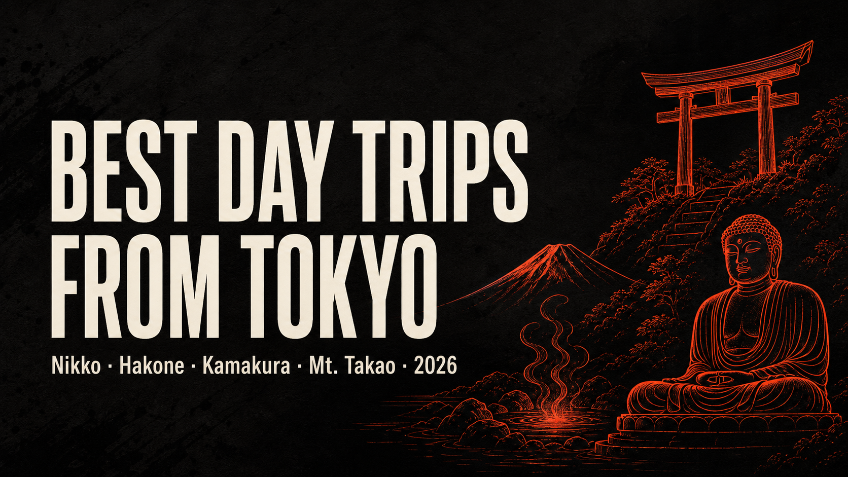 The best day trips from Tokyo — by purpose, travel time, and pass