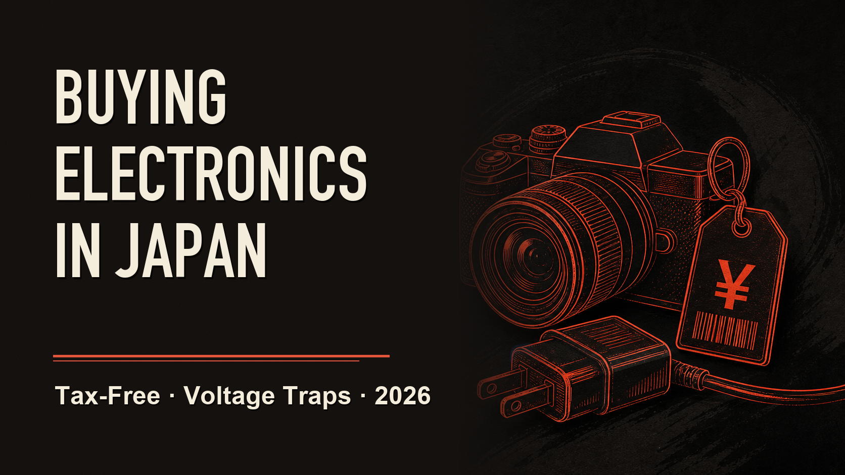 Buying electronics in Japan — tax-free, the right stores, and the voltage traps to avoid